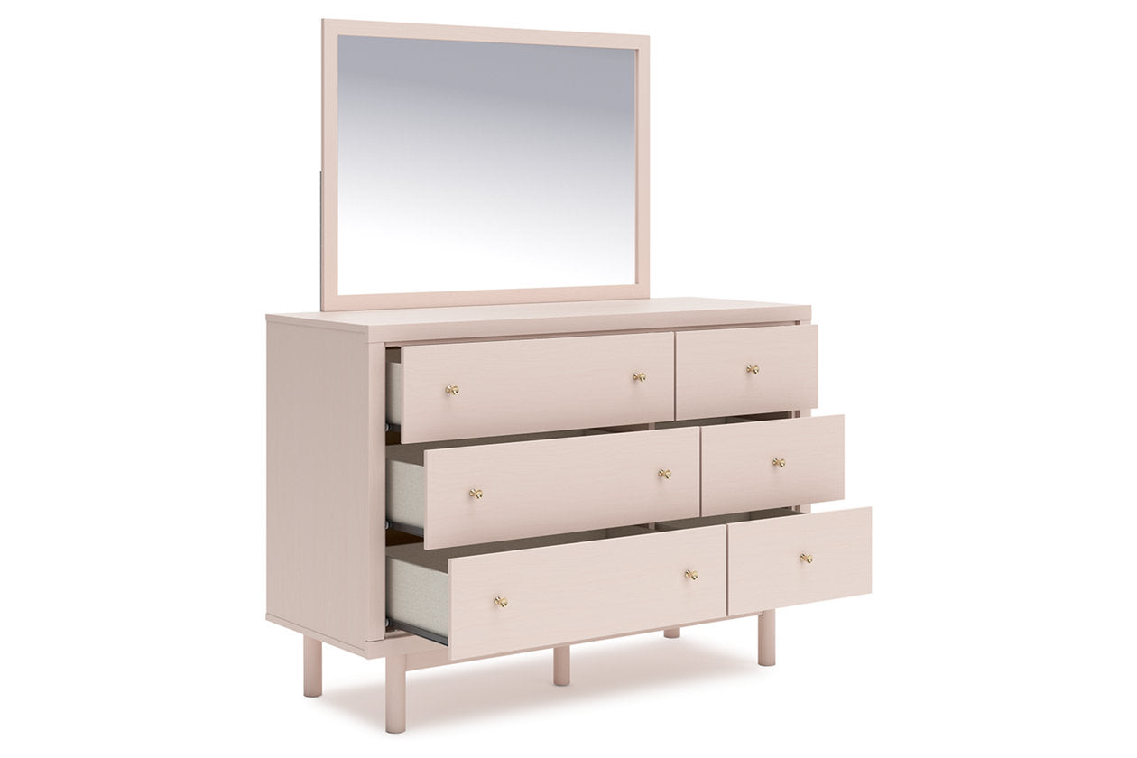 Wistenpine Blush Upholstered Youth Panel Bedroom Set from Ashley - Luna Furniture