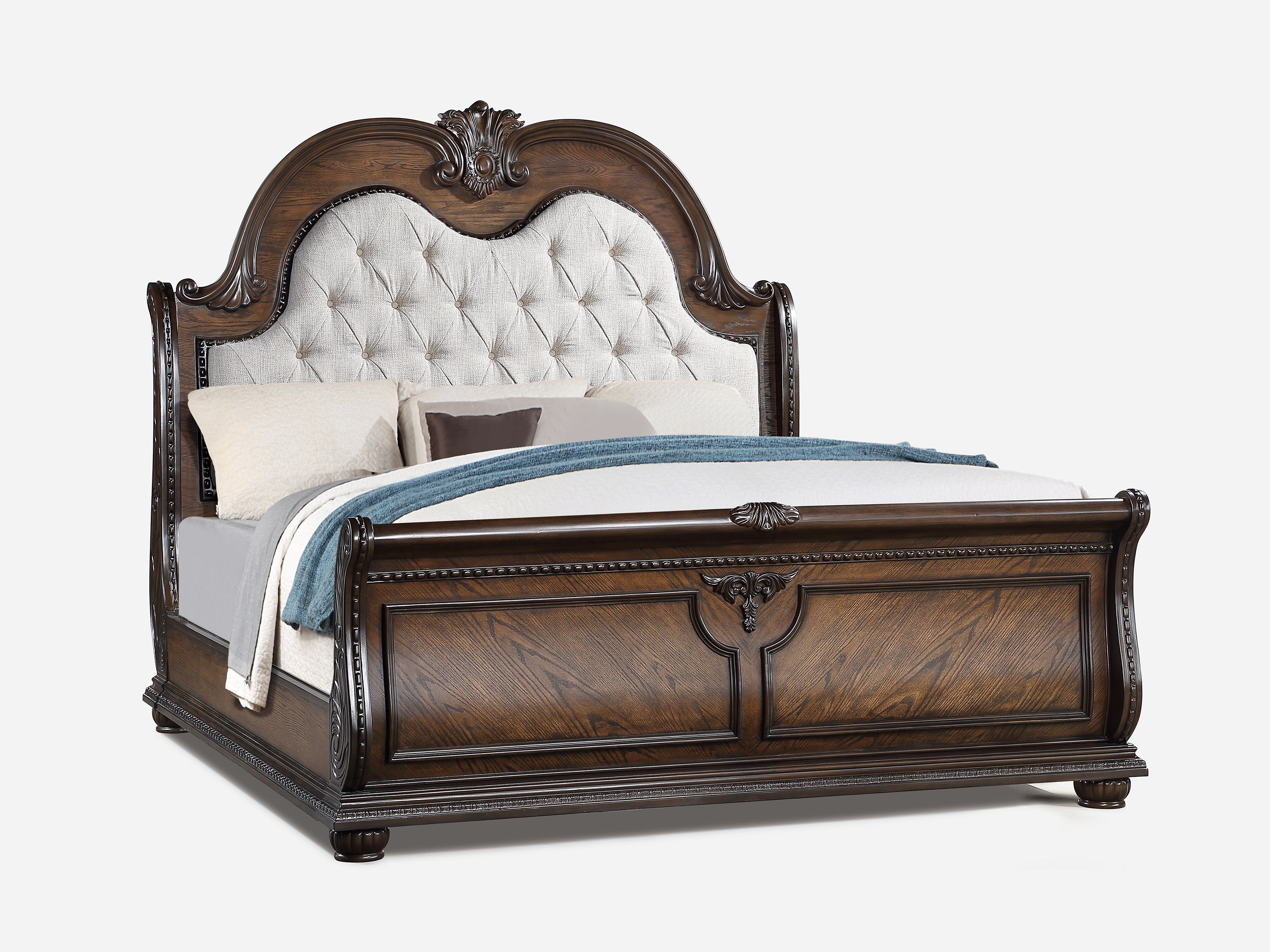 Stanley Coffee Brown Bedroom Set from Crown Mark - Luna Furniture