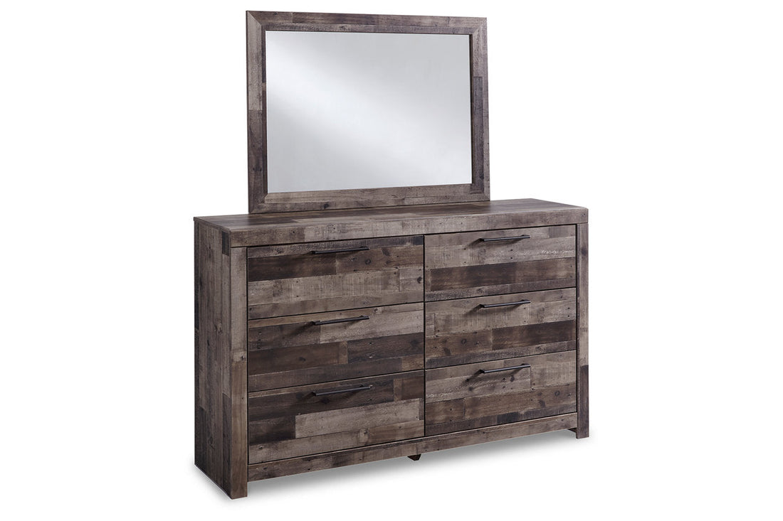 Derekson Multi Gray Dresser and Mirror - Ashley - Luna Furniture
