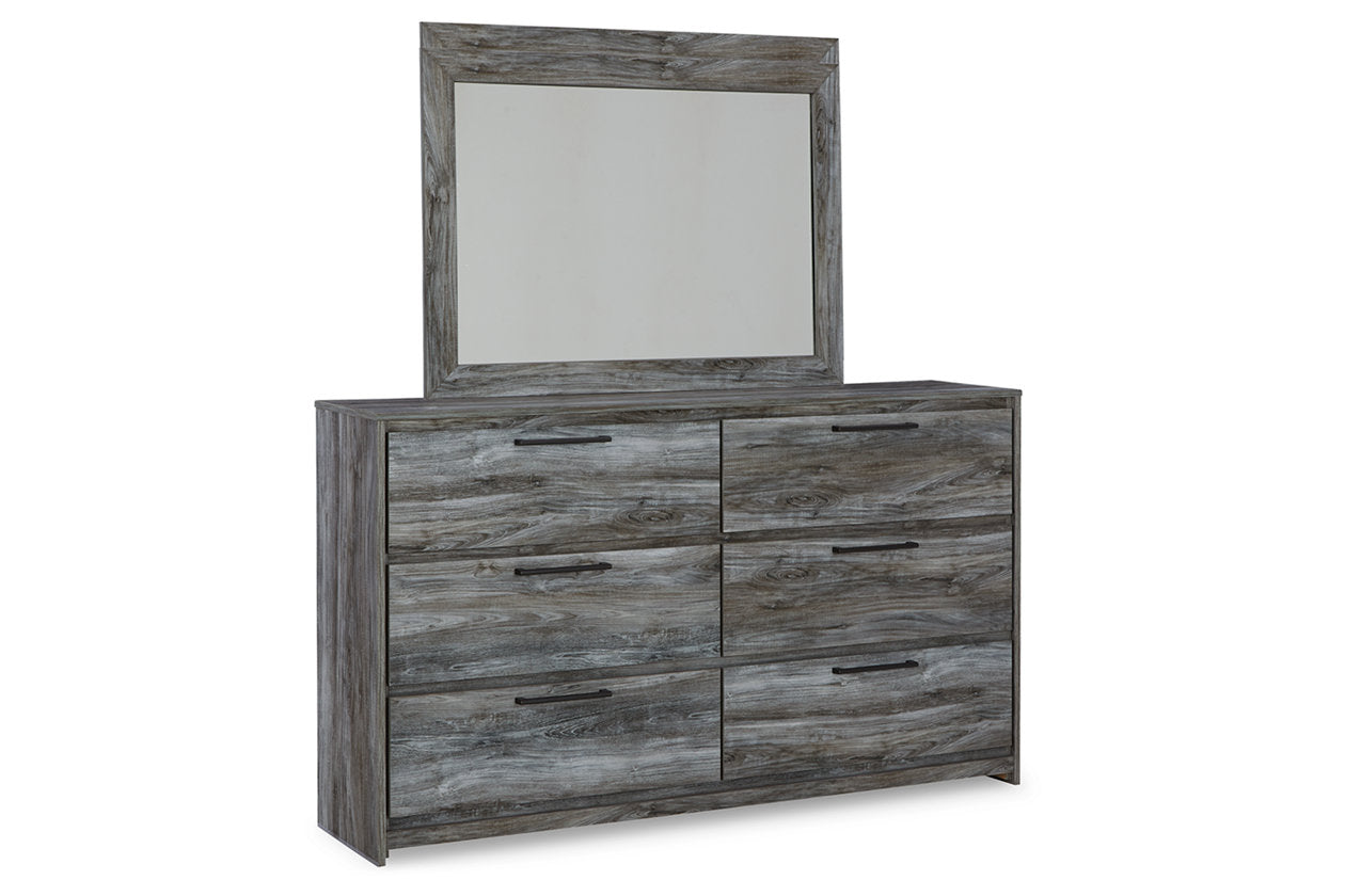 Baystorm Gray Dresser and Mirror - Ashley - Luna Furniture