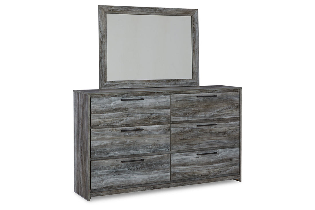 Baystorm Gray Dresser and Mirror - Ashley - Luna Furniture