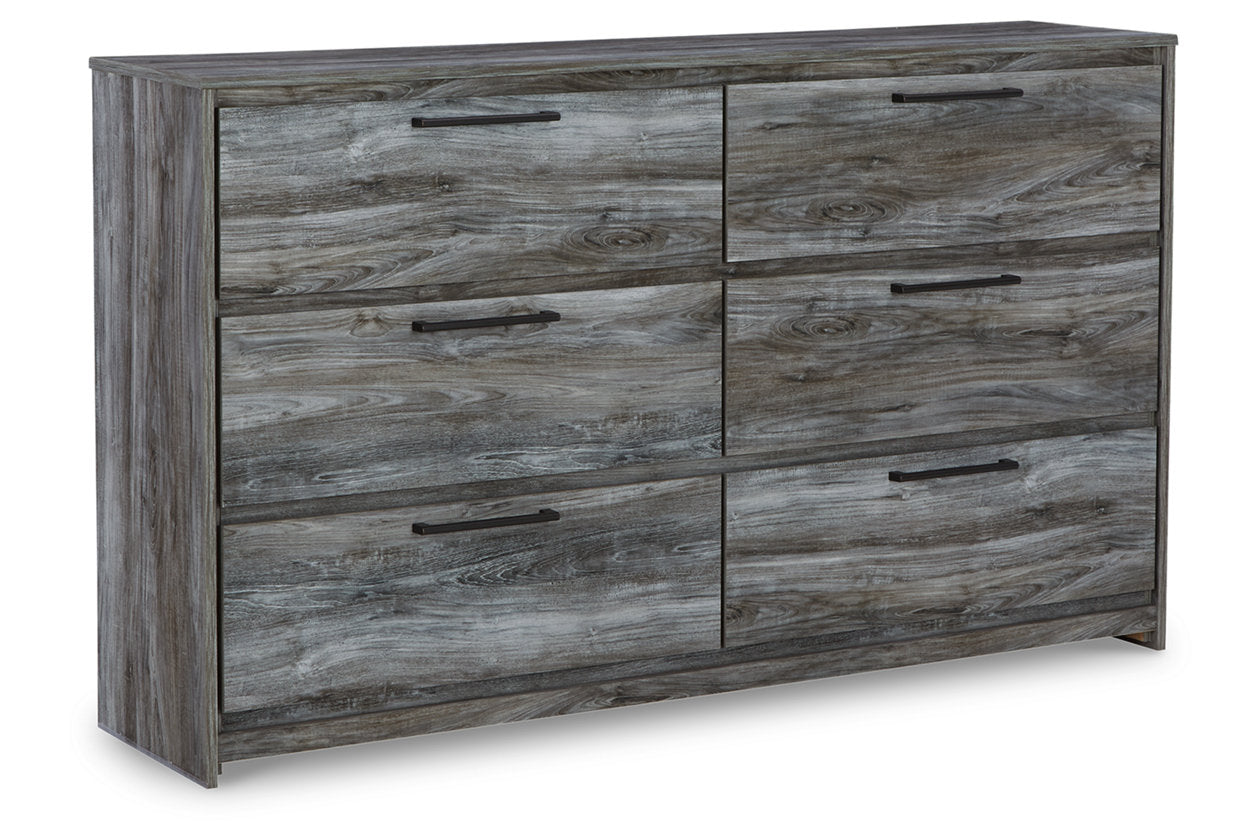 Baystorm Gray Dresser and Mirror - Ashley - Luna Furniture