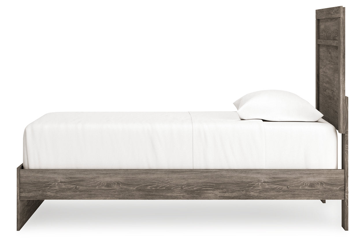 Ralinksi Gray Twin Panel Bed - Ashley - Luna Furniture