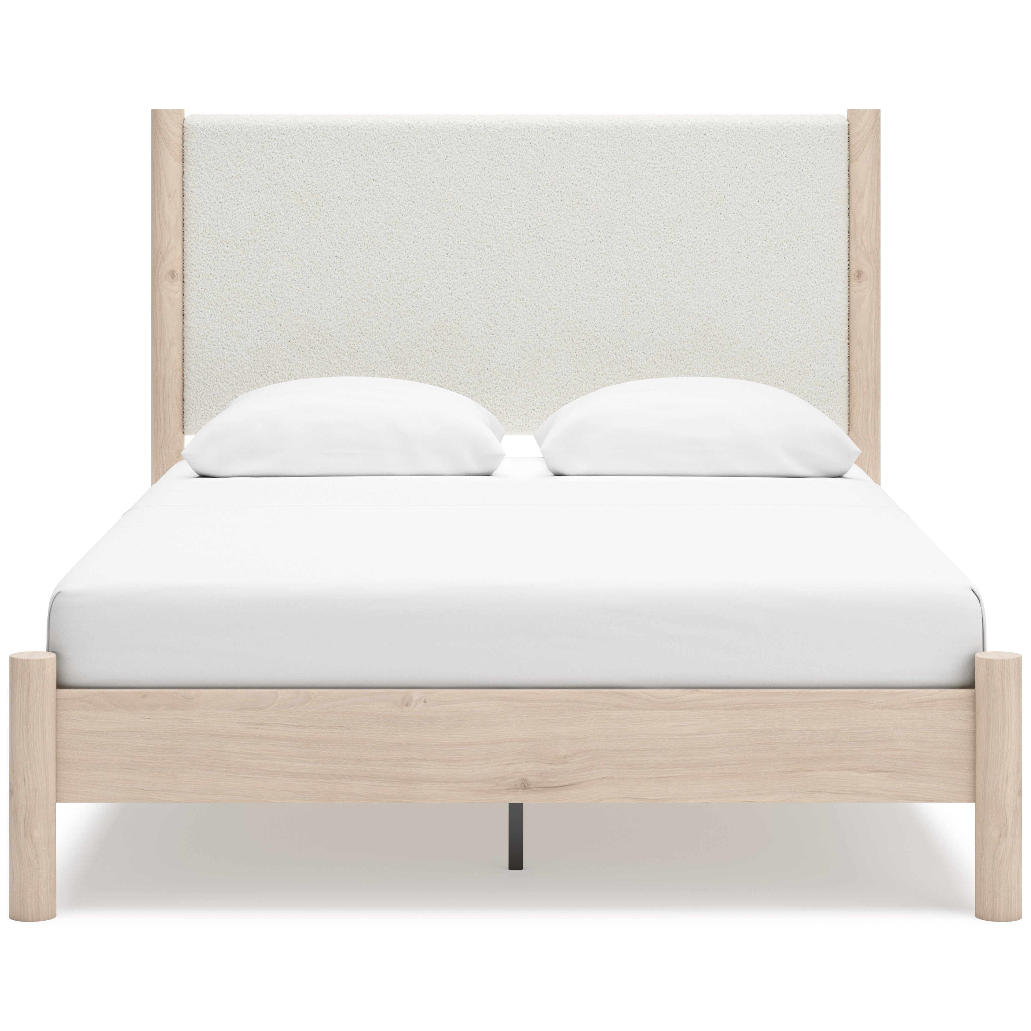 Cadmori Two-tone Upholstered Panel Bedroom Set from Ashley - Luna Furniture