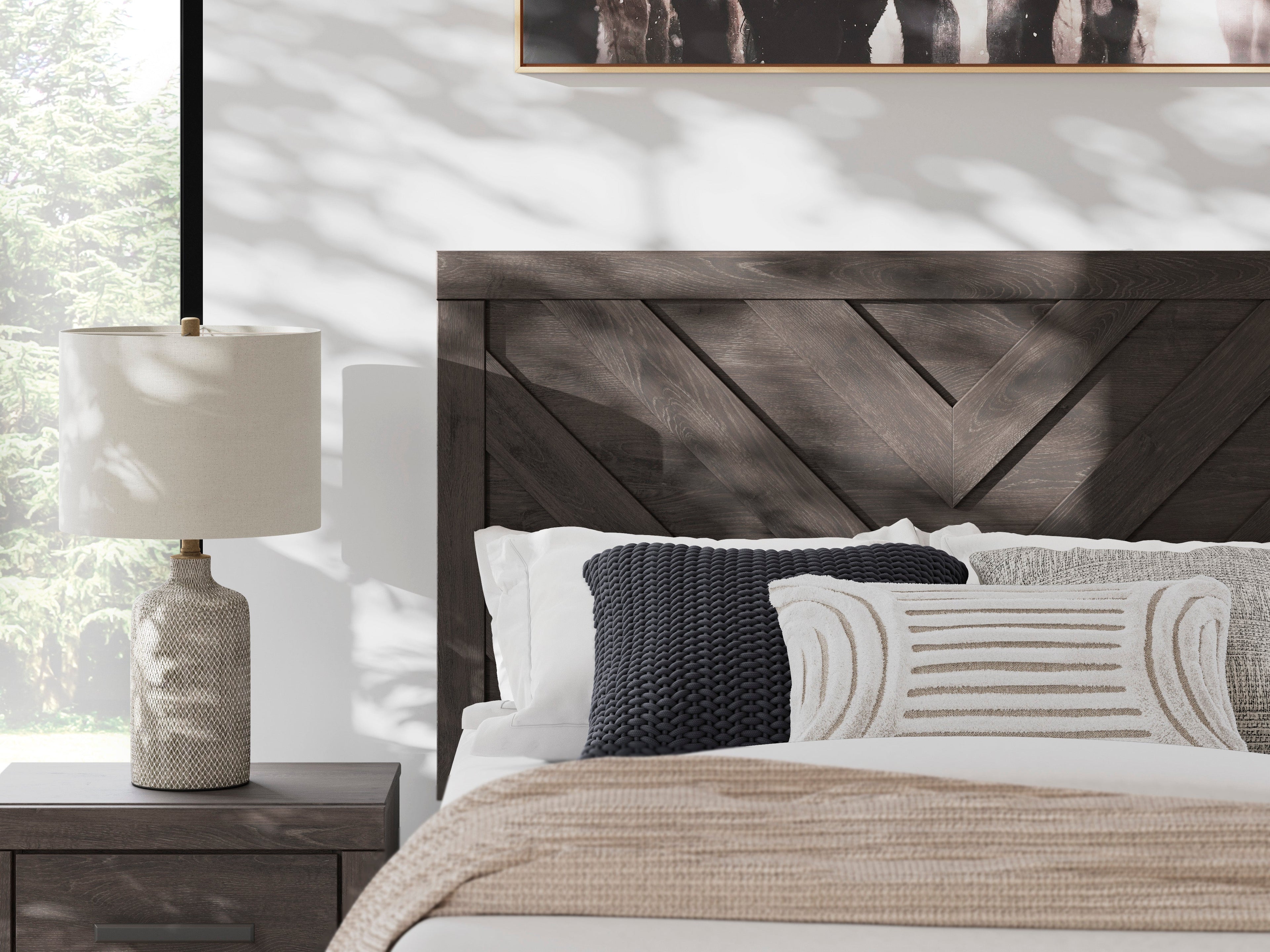 Prendonea Charcoal Full Panel Bed from Ashley - Luna Furniture
