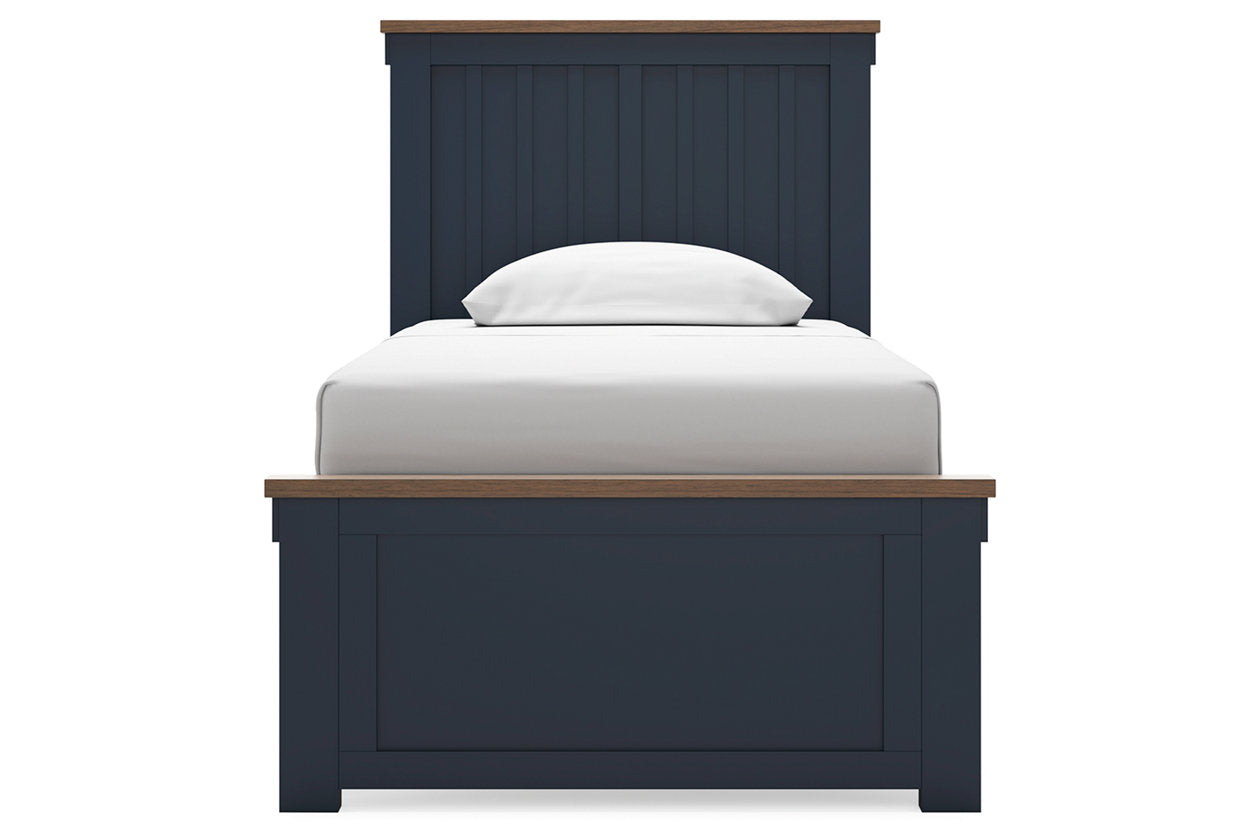 Landocken Brown/Blue Youth Panel Bedroom Set from Ashley - Luna Furniture