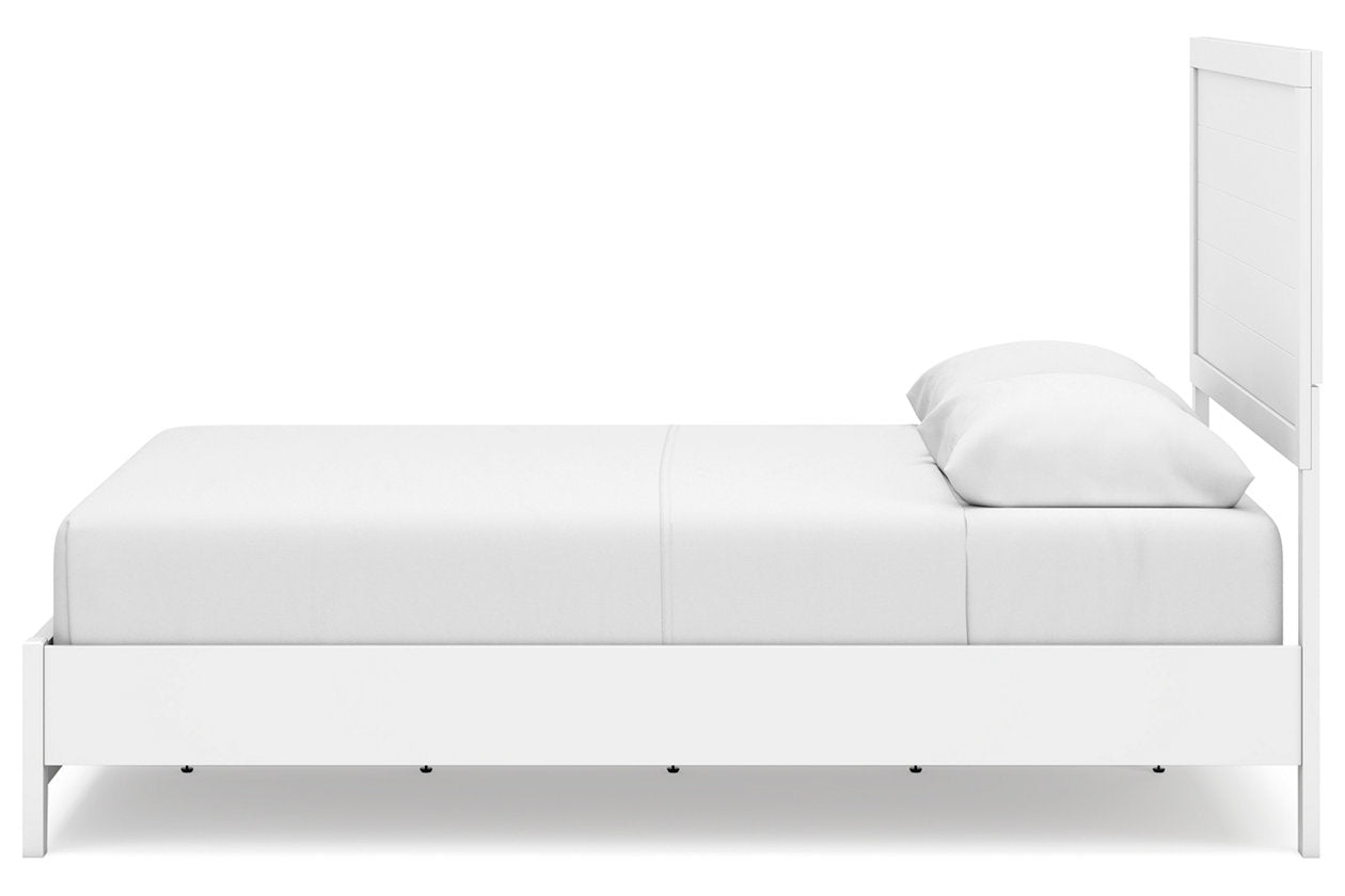 Binterglen White Queen Panel Bed - Ashley - Luna Furniture
