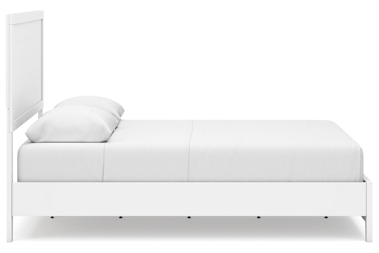Binterglen White Queen Panel Bed - Ashley - Luna Furniture