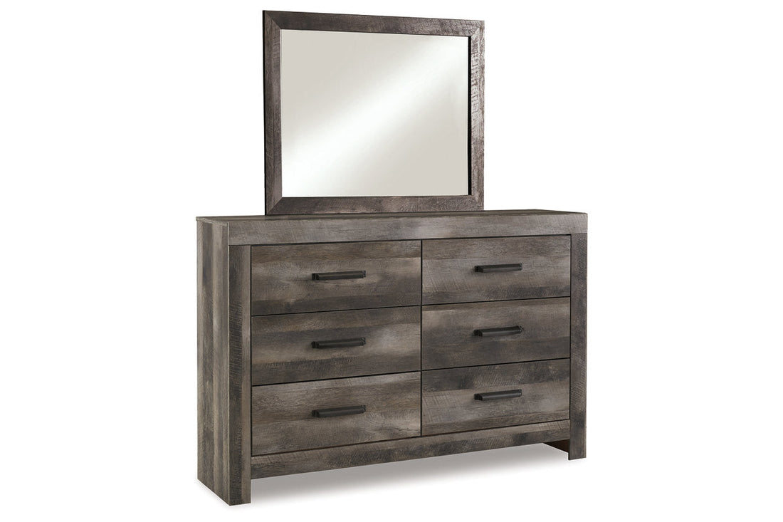 Wynnlow Gray Dresser and Mirror - Ashley - Luna Furniture