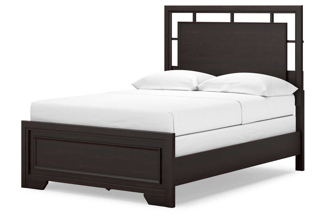 Covetown Dark Brown Full Panel Bed - Ashley - Luna Furniture