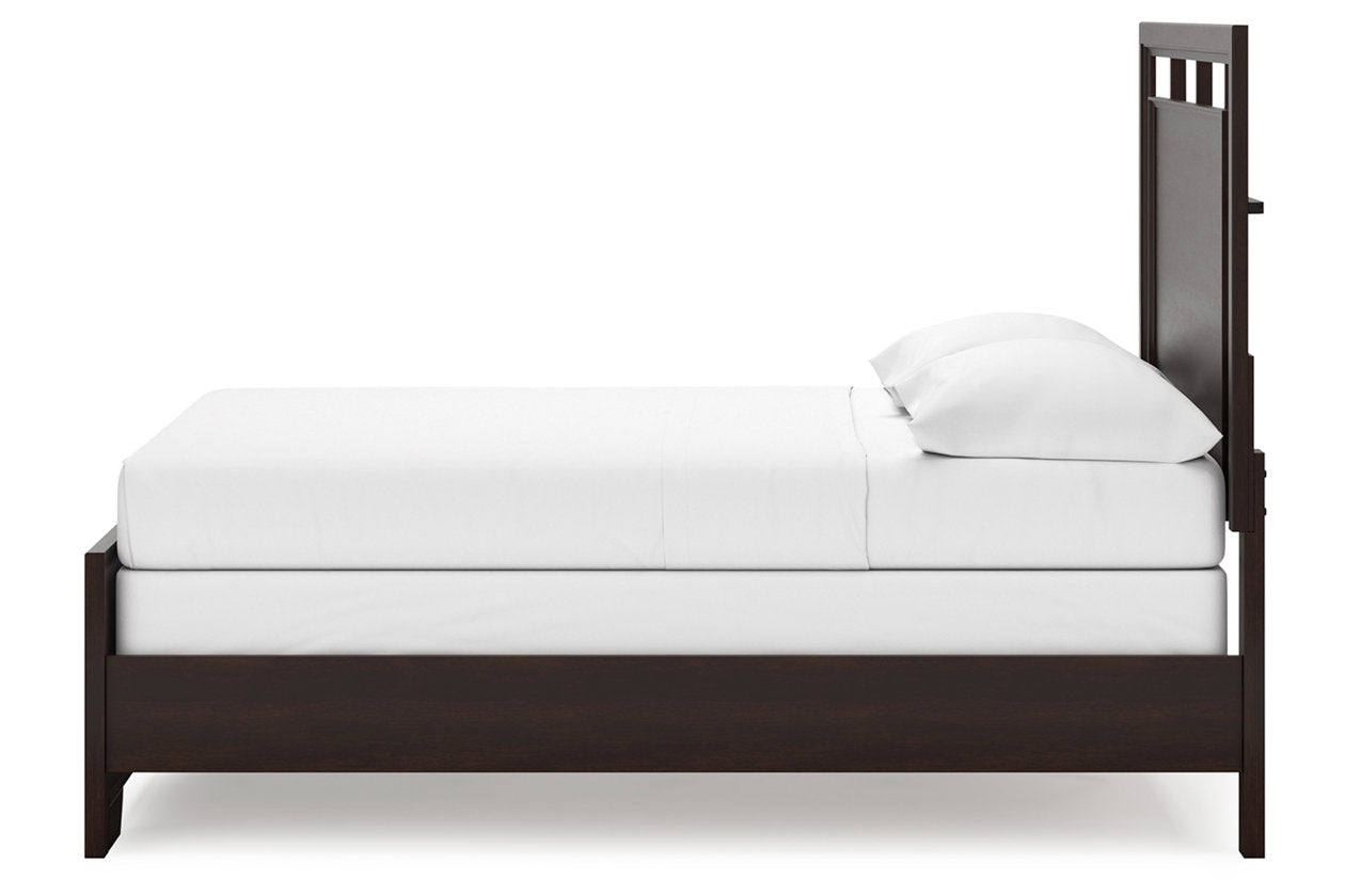 Covetown Dark Brown Full Panel Bed - Ashley - Luna Furniture
