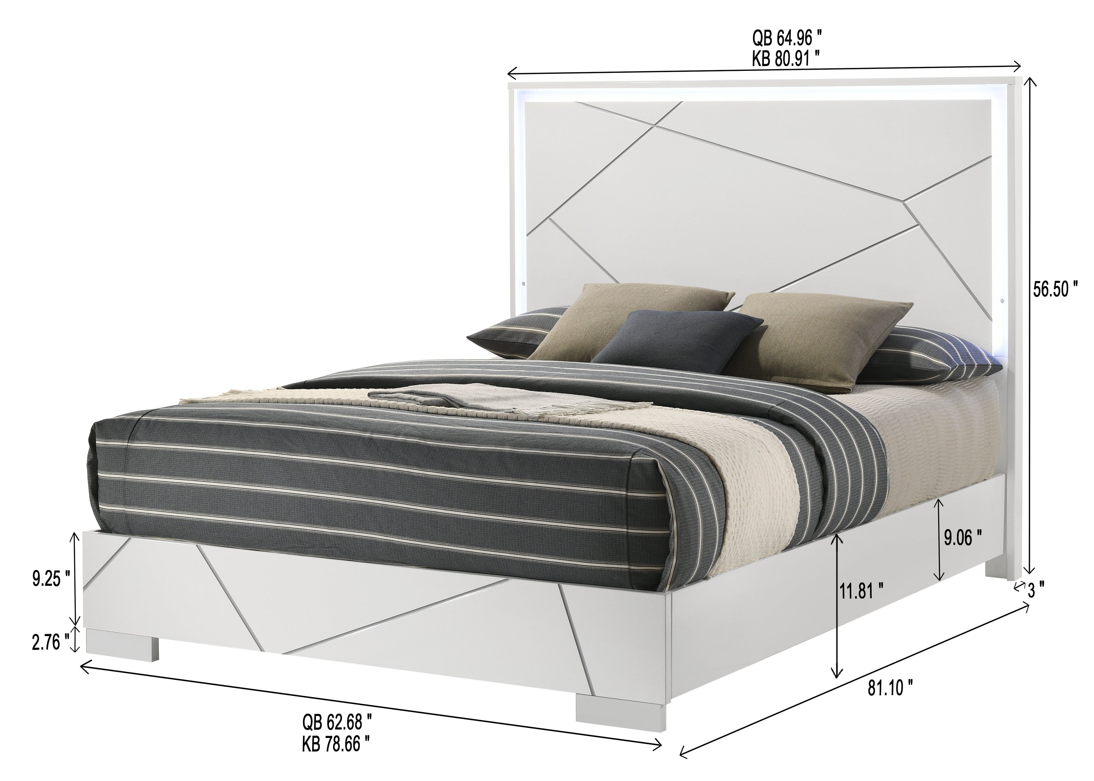 Ayla White Panel Bedroom Set from Crown Mark - Luna Furniture