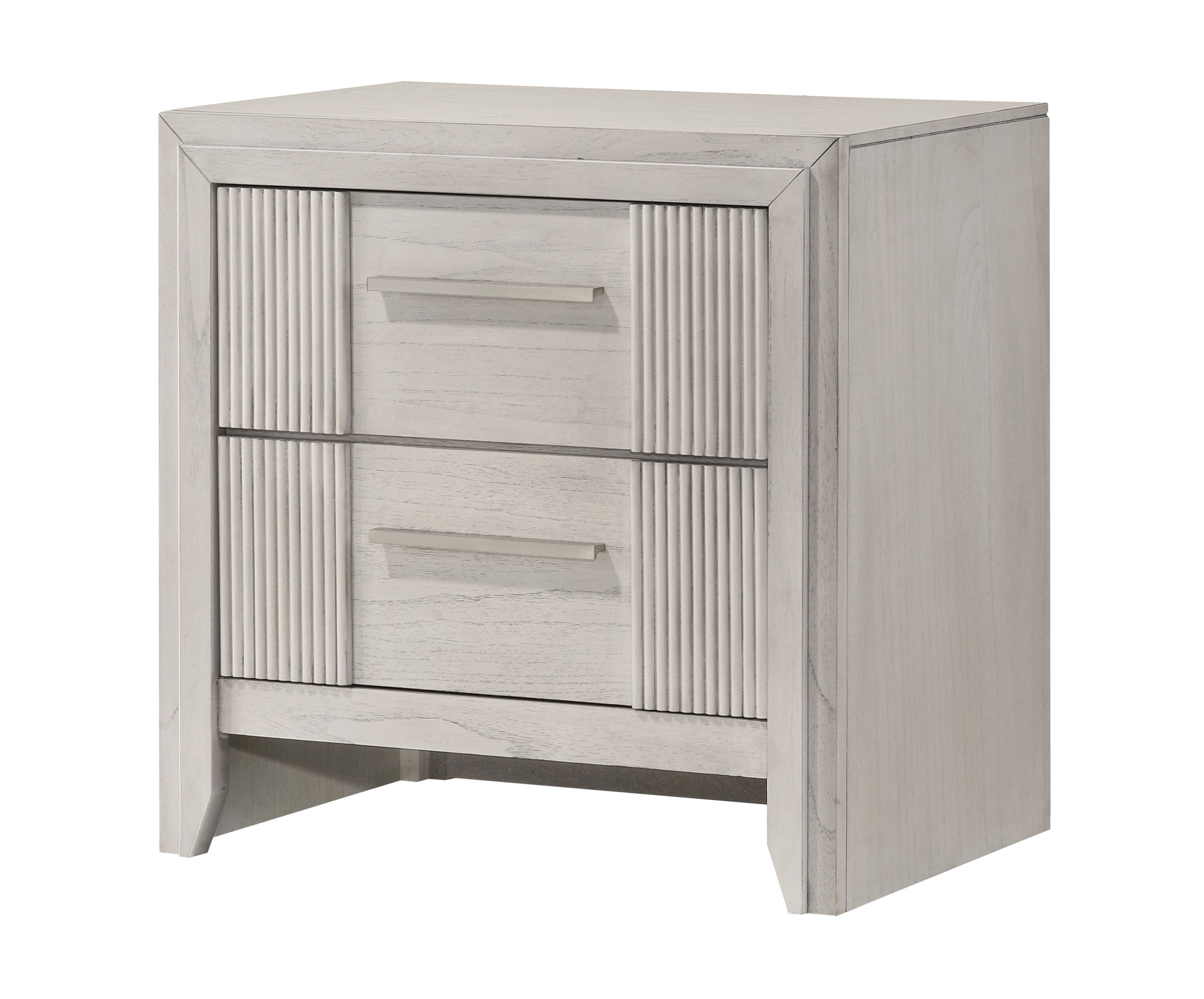 Carlton White Mist Nightstand from Crown Mark - Luna Furniture