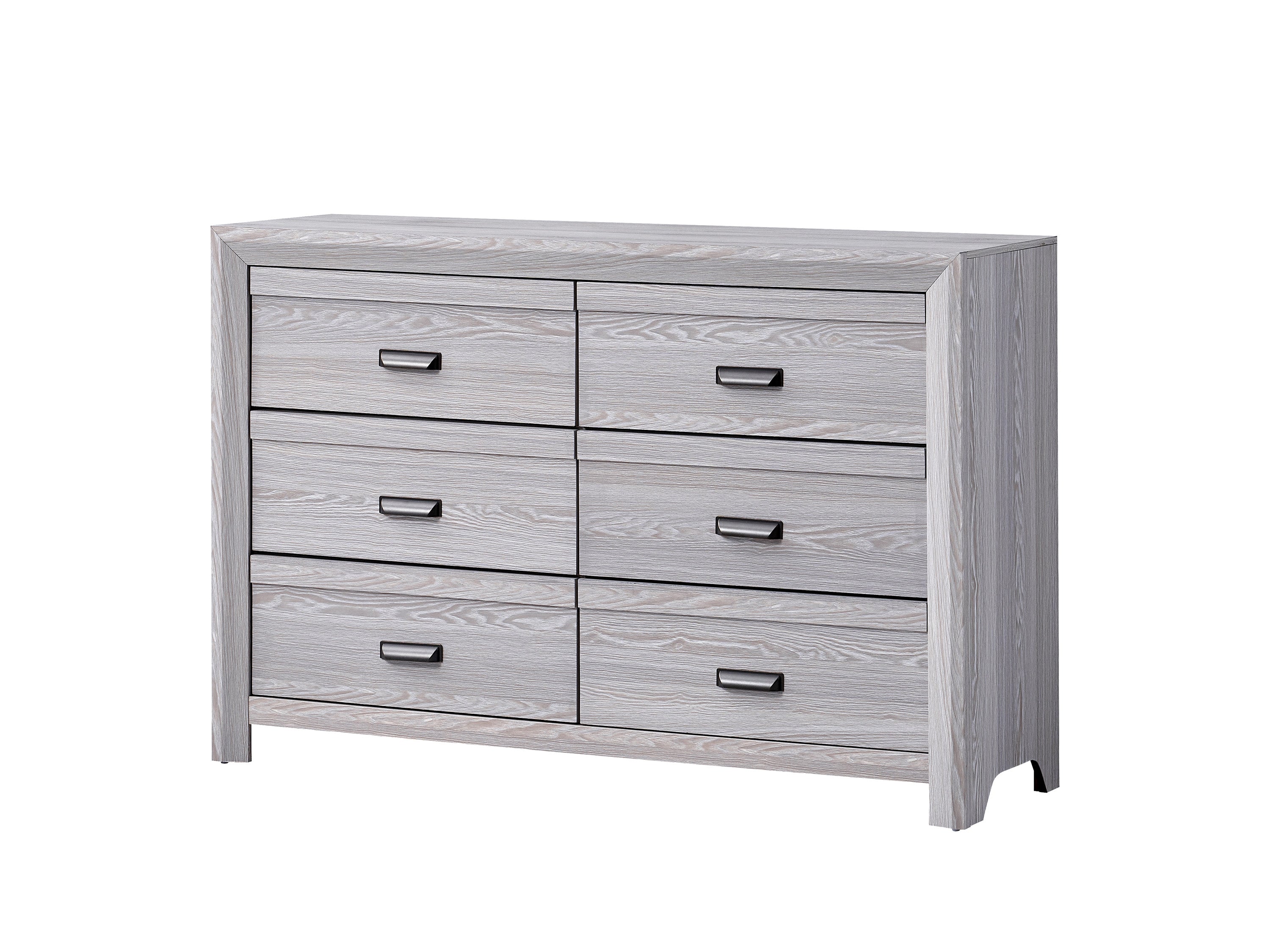 Adelaide Driftwood Upholstered Panel Bedroom Set from Crown Mark - Luna Furniture