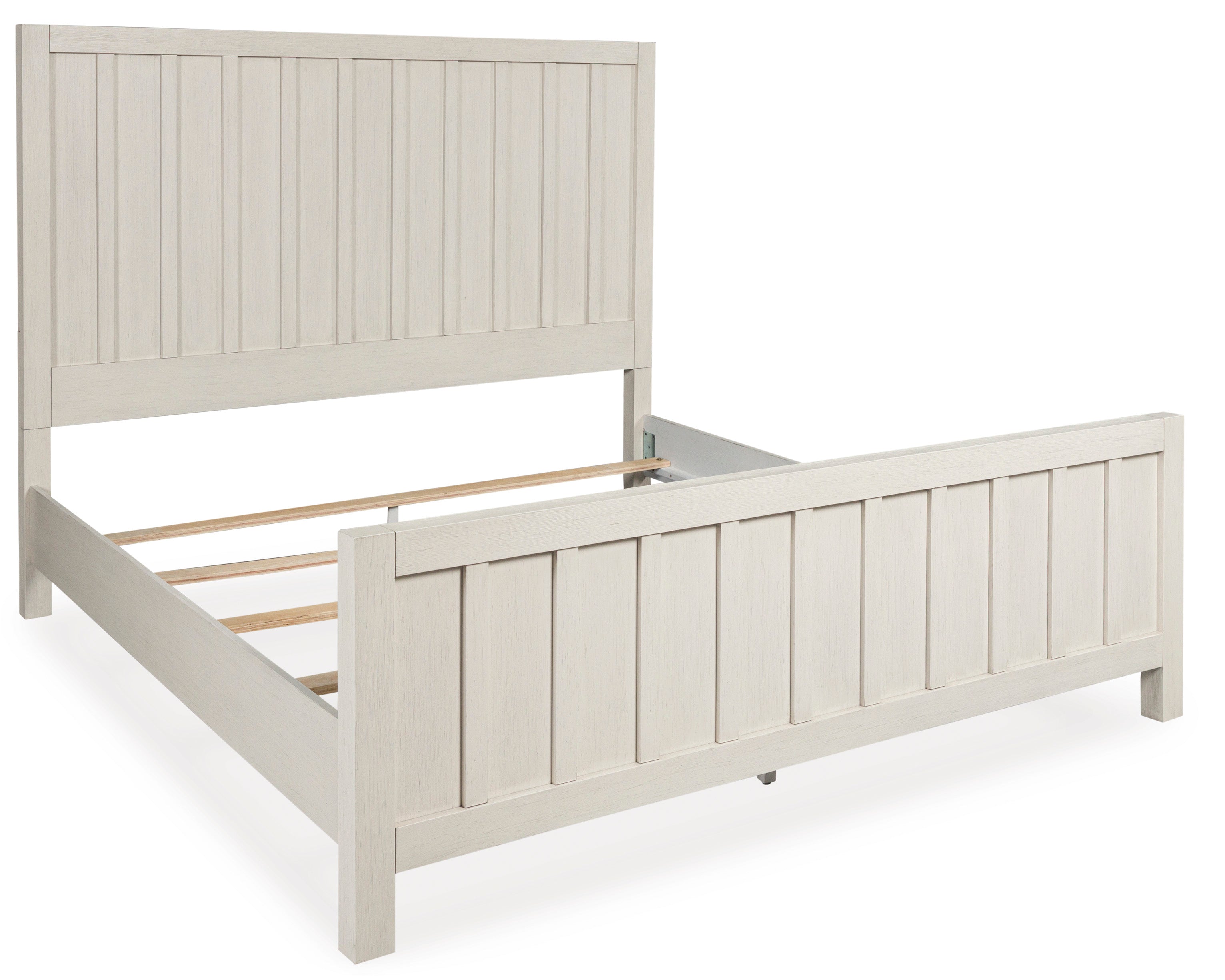Shaybrock Antique White/Brown Panel Bedroom Set from Ashley - Luna Furniture