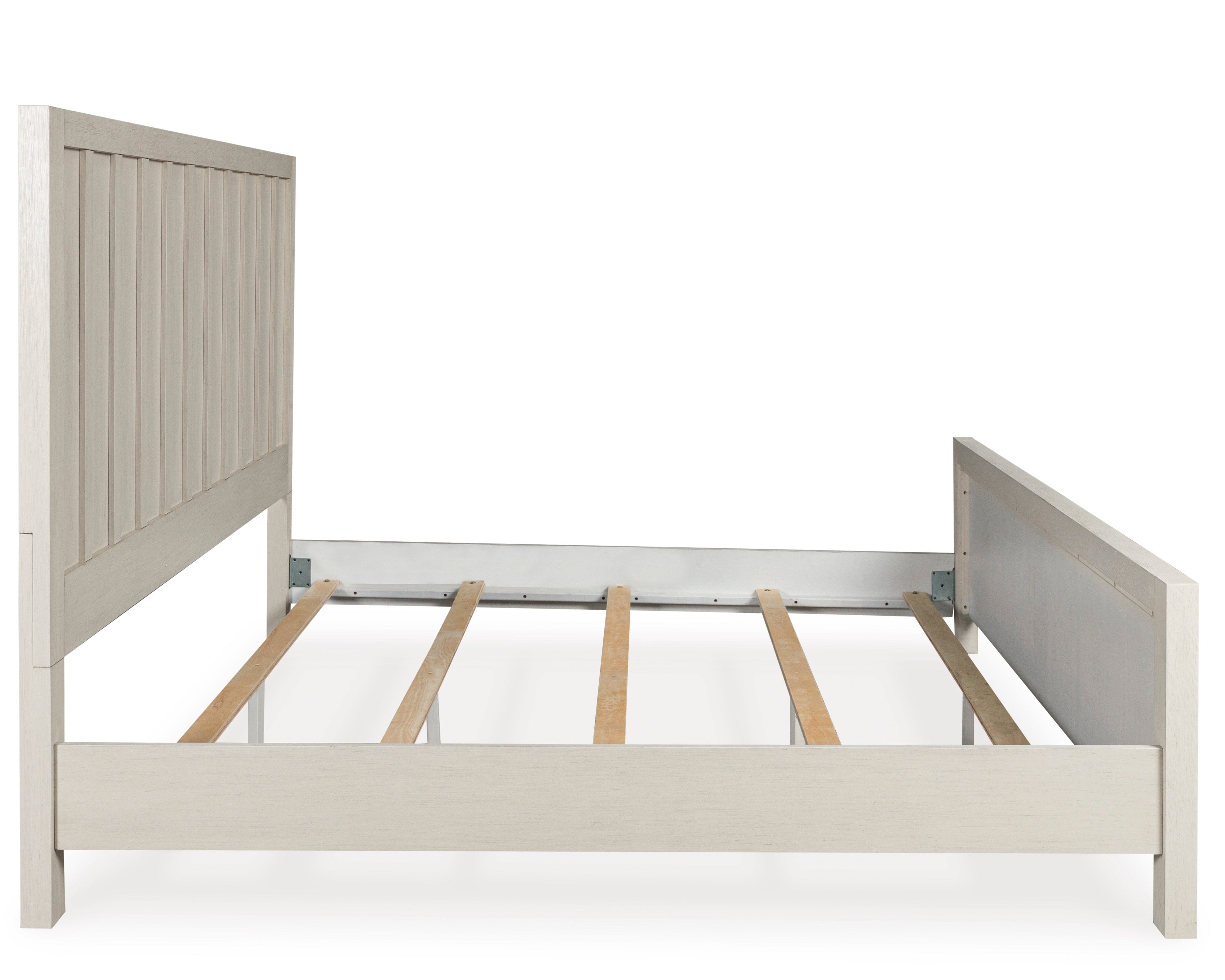 Shaybrock Antique White California King Panel Bed from Ashley - Luna Furniture