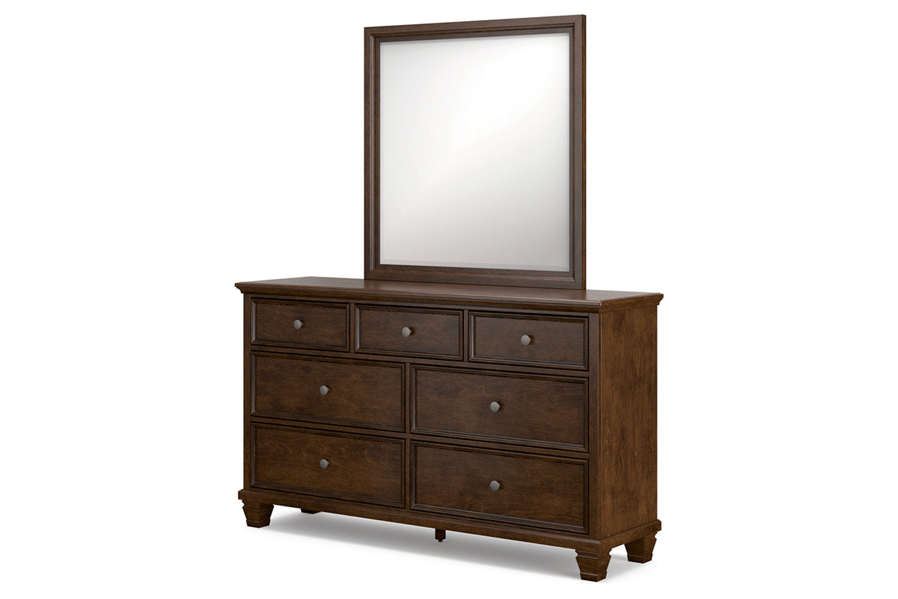 Danabrin Brown Dresser and Mirror - Ashley - Luna Furniture