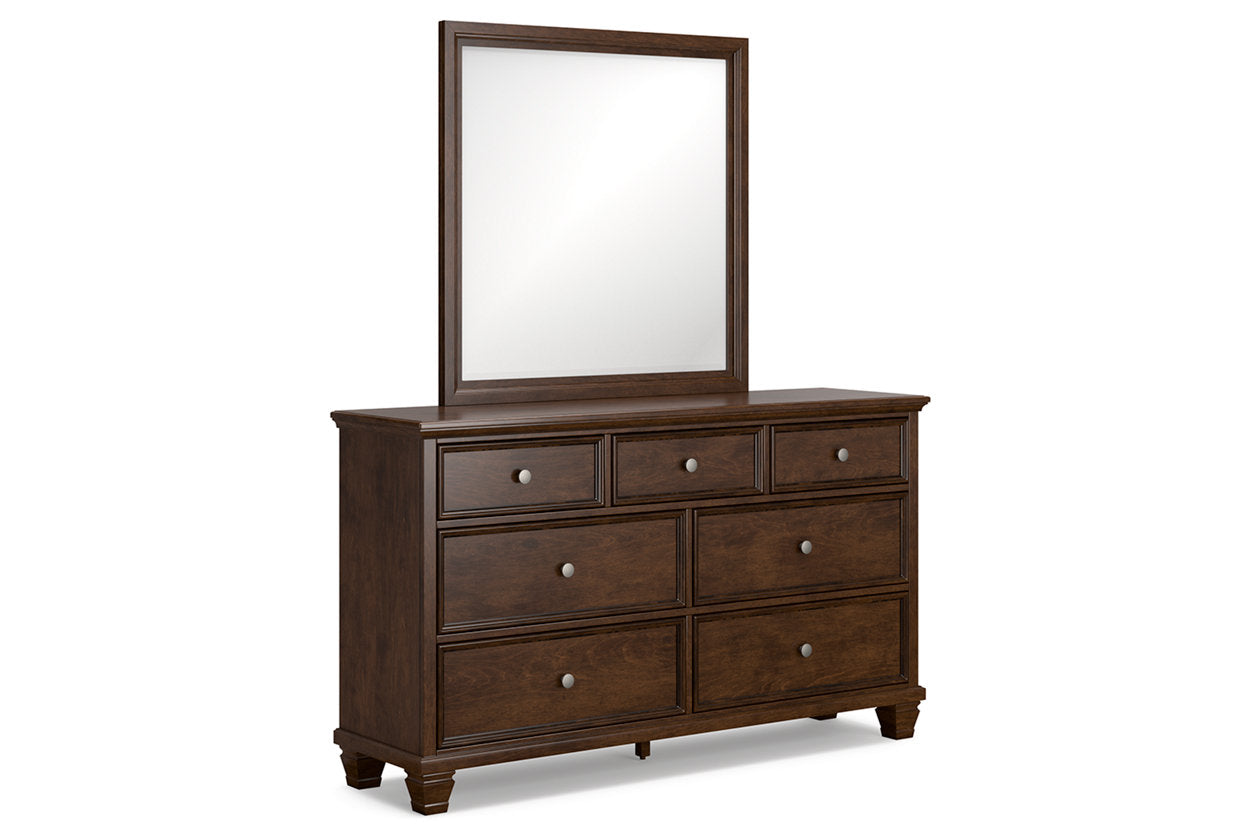 Danabrin Brown Dresser and Mirror - Ashley - Luna Furniture