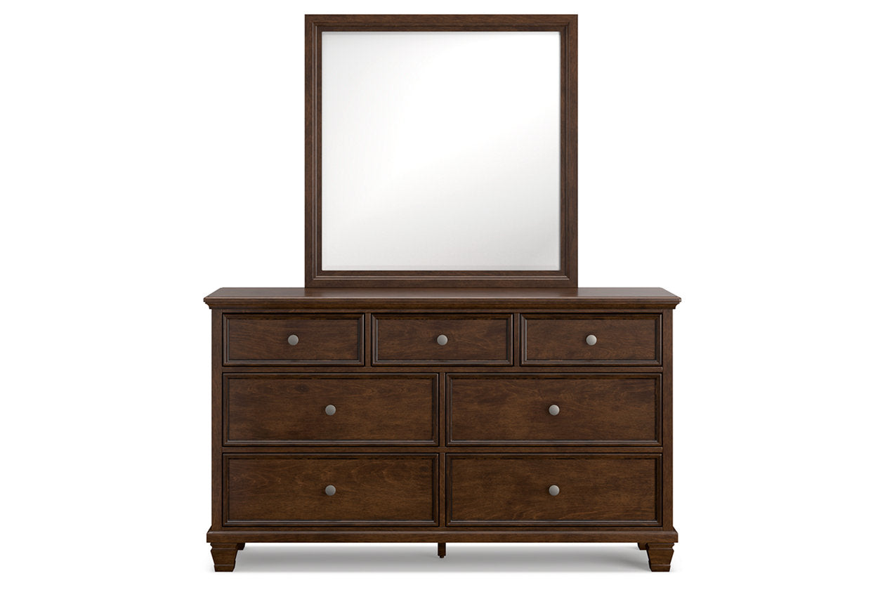Danabrin Brown Dresser and Mirror - Ashley - Luna Furniture
