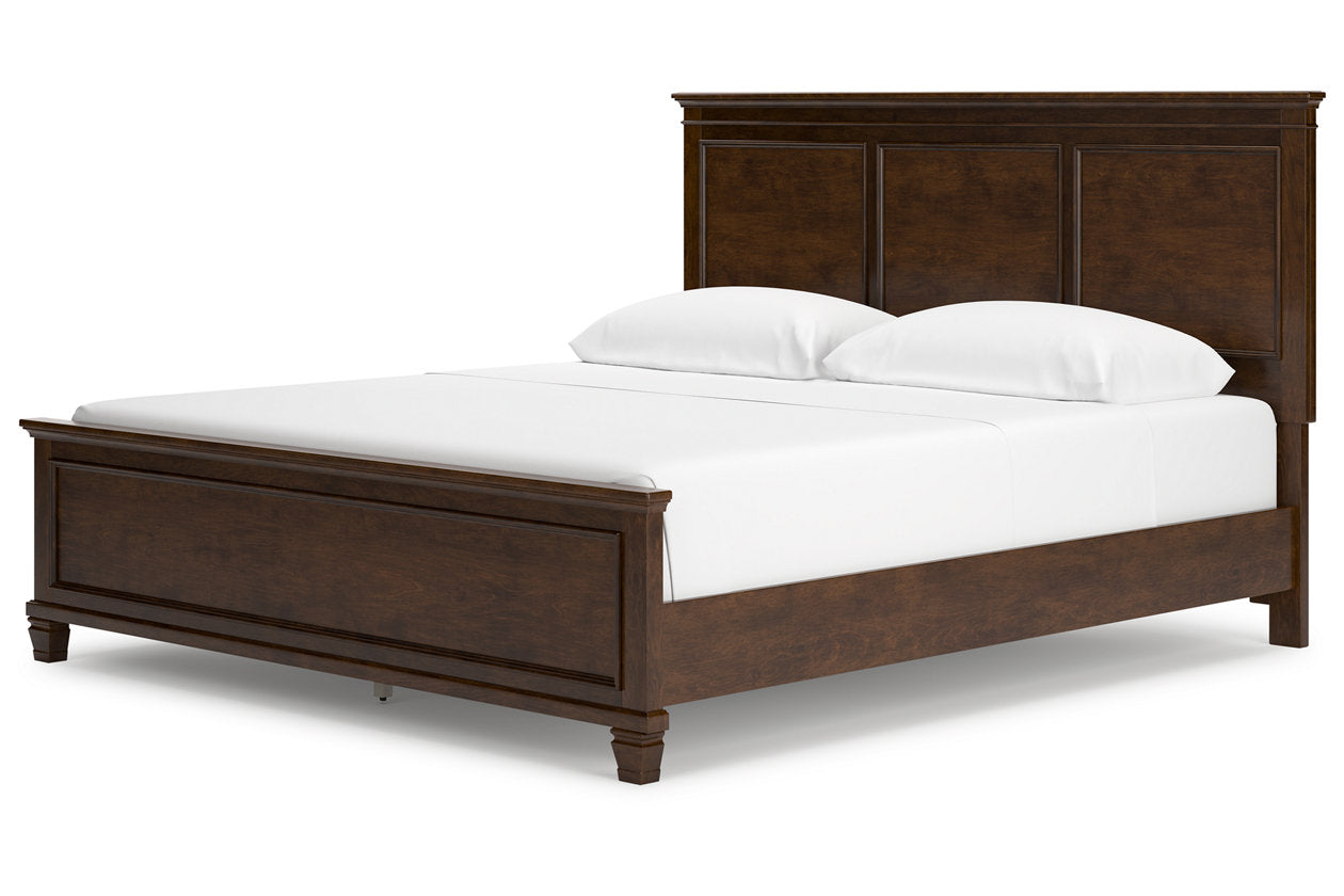 Danabrin Brown California King Panel Bed - Ashley - Luna Furniture