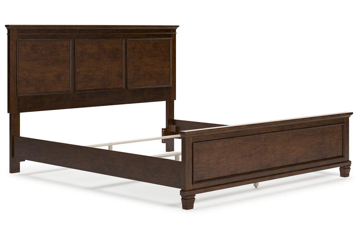 Danabrin Brown California King Panel Bed - Ashley - Luna Furniture