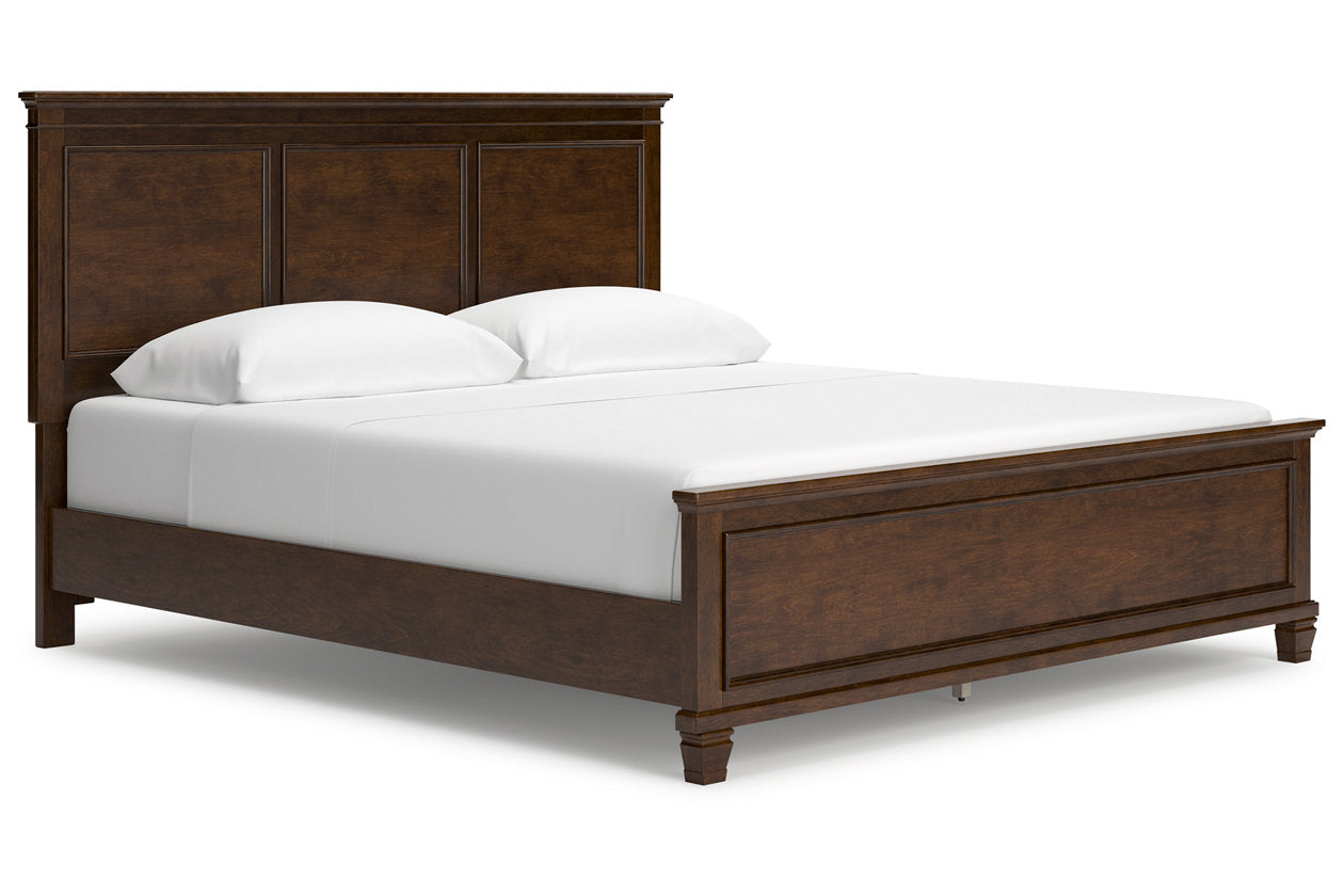 Danabrin Brown California King Panel Bed - Ashley - Luna Furniture