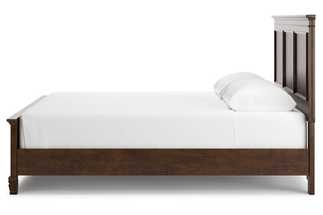 Danabrin Brown California King Panel Bed - Ashley - Luna Furniture