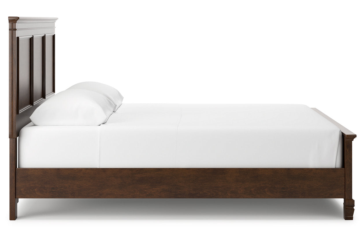 Danabrin Brown California King Panel Bed - Ashley - Luna Furniture