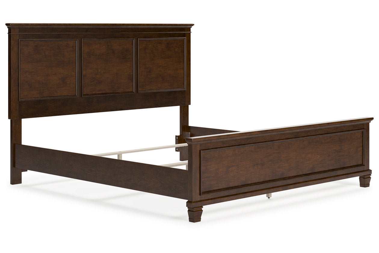 Danabrin Brown King Panel Bed - Ashley - Luna Furniture