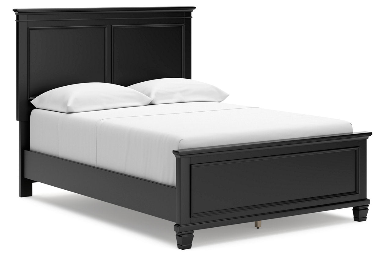 Lanolee Black Full Panel Bed - Ashley - Luna Furniture