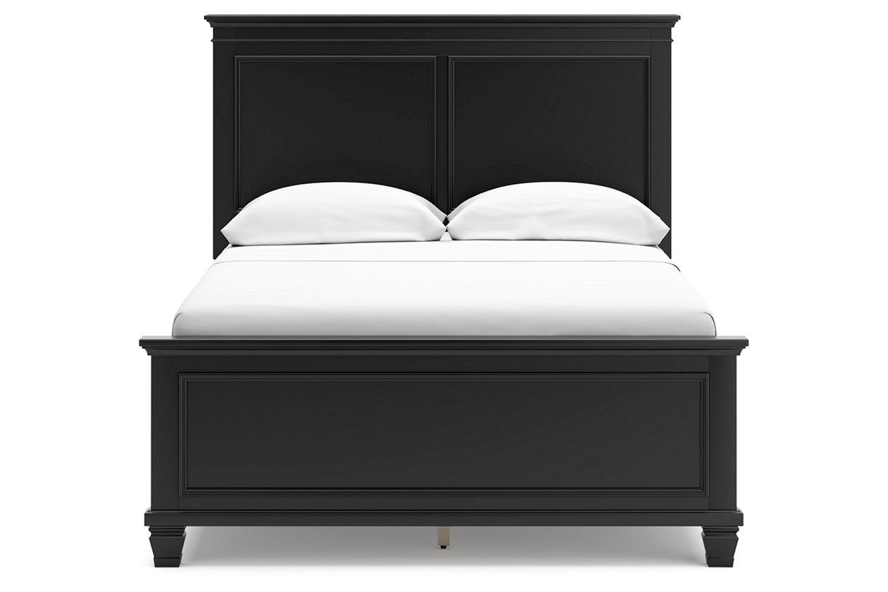 Lanolee Black Full Panel Bed - Ashley - Luna Furniture