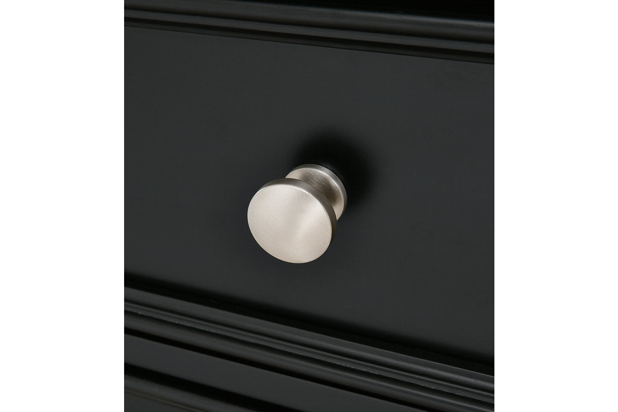 Lanolee Black Dresser and Mirror - Ashley - Luna Furniture