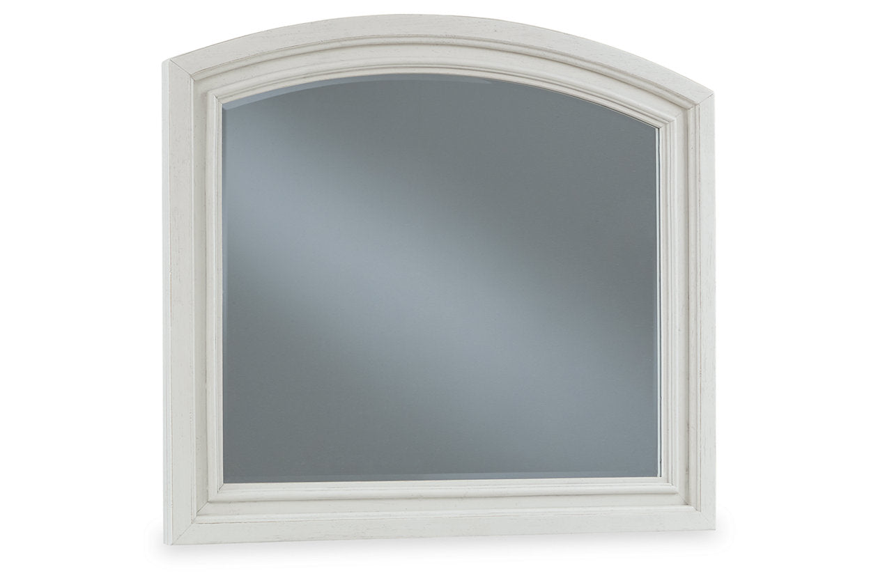Robbinsdale Antique White Dresser and Mirror - Ashley - Luna Furniture