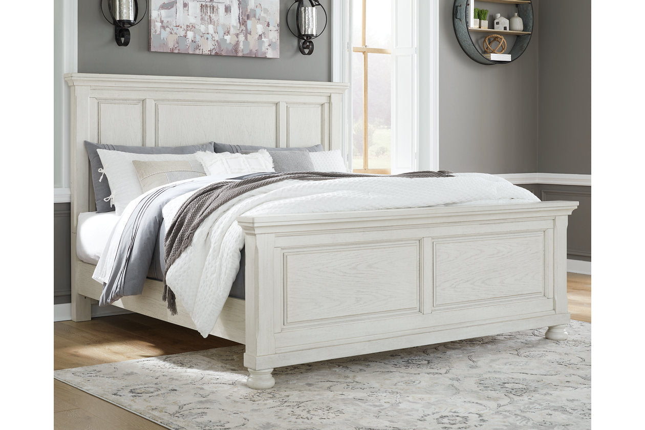 Robbinsdale Antique White Panel Bedroom Set from Ashley - Luna Furniture