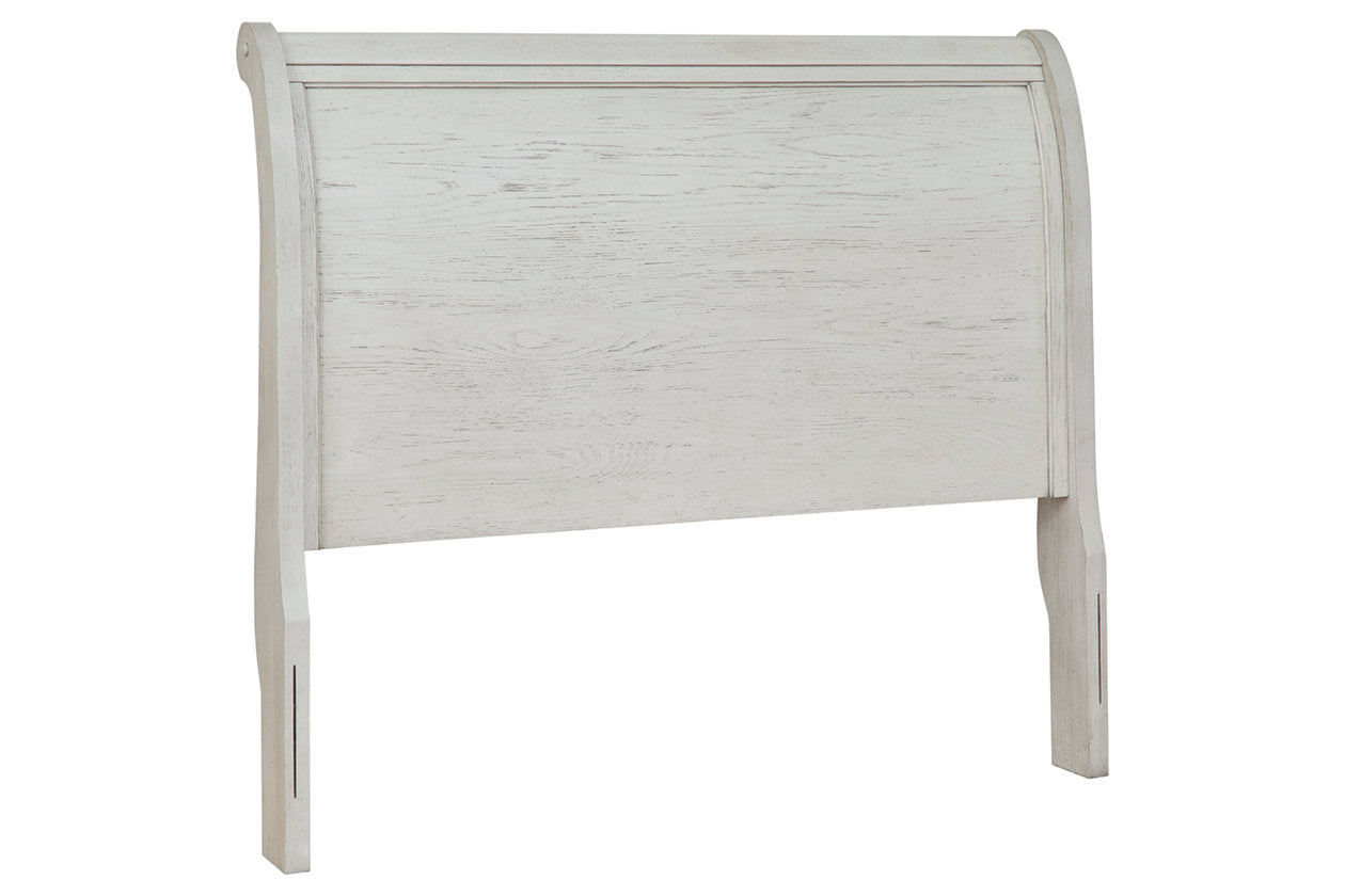Robbinsdale Antique White Full Sleigh Headboard from Ashley - Luna Furniture