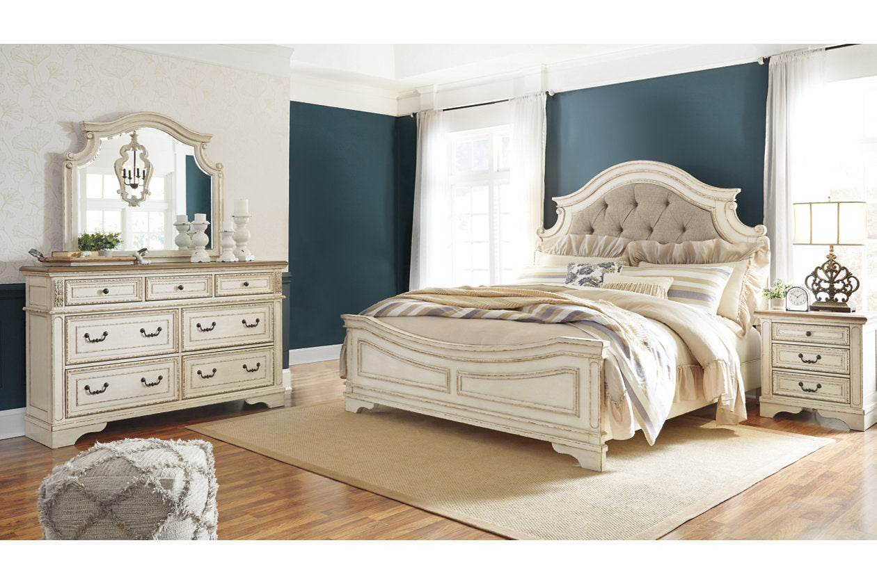 Realyn Two-tone Dresser and Mirror - Ashley - Luna Furniture