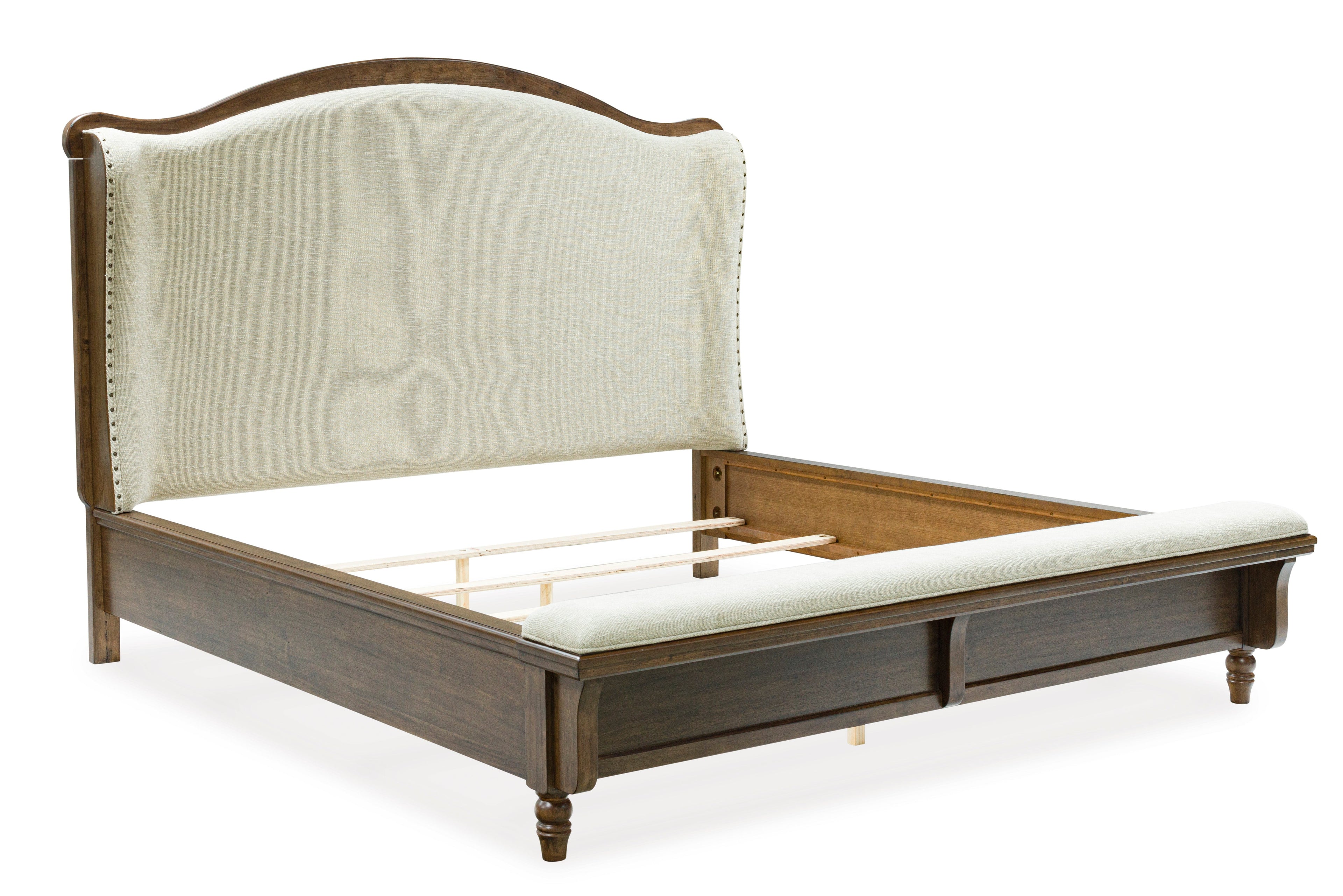 Sturlayne Brown Upholstered Panel Bedroom Set from Ashley - Luna Furniture