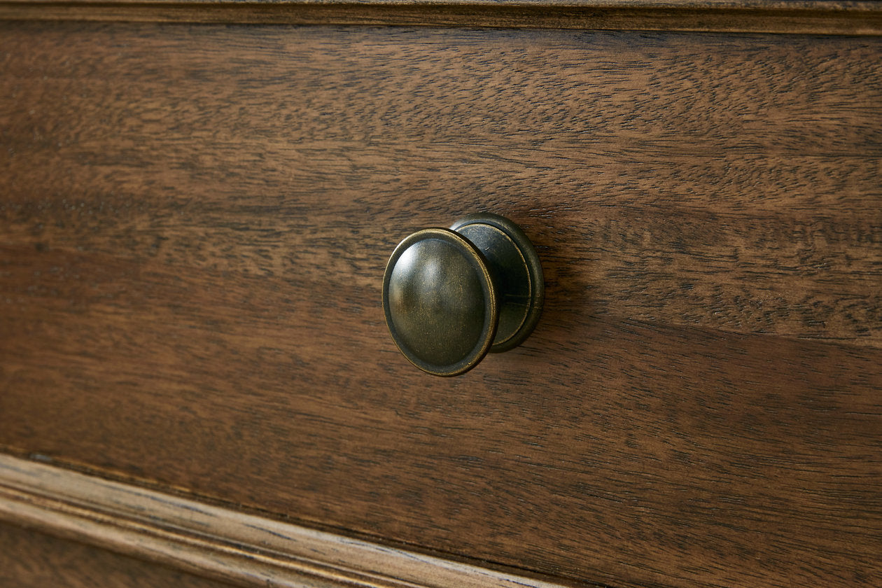 Sturlayne Brown Dresser and Mirror - Ashley - Luna Furniture