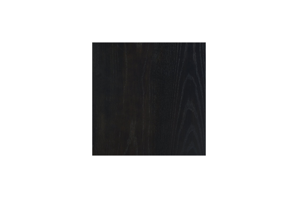 Rowanbeck Gray/Black California King Upholstered Panel Bed - Ashley - Luna Furniture