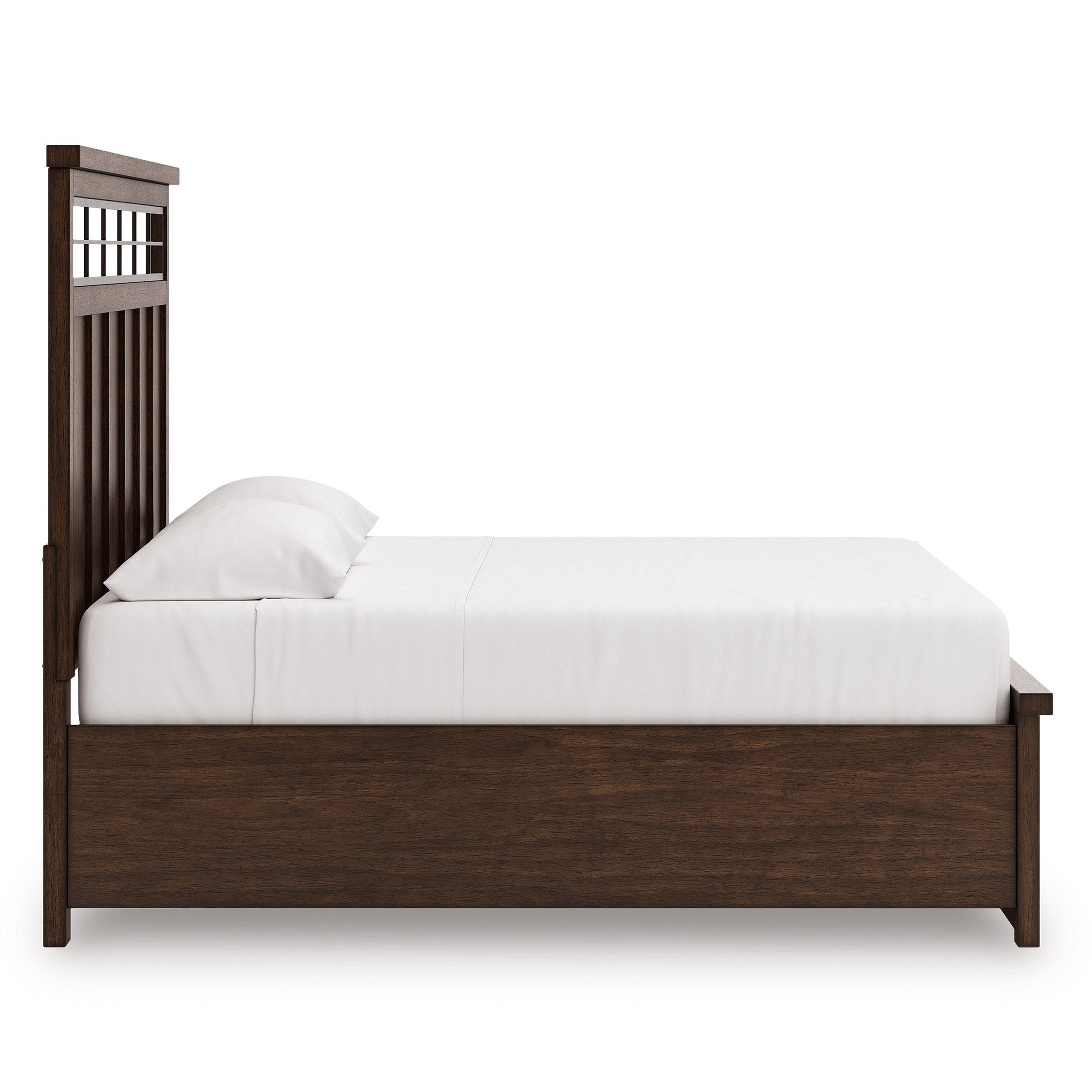 Taffenbrook Medium Brown King Panel Bed from Ashley - Luna Furniture