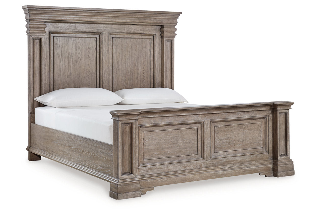 Blairhurst Light Grayish Brown Queen Panel Bed from Ashley - Luna Furniture