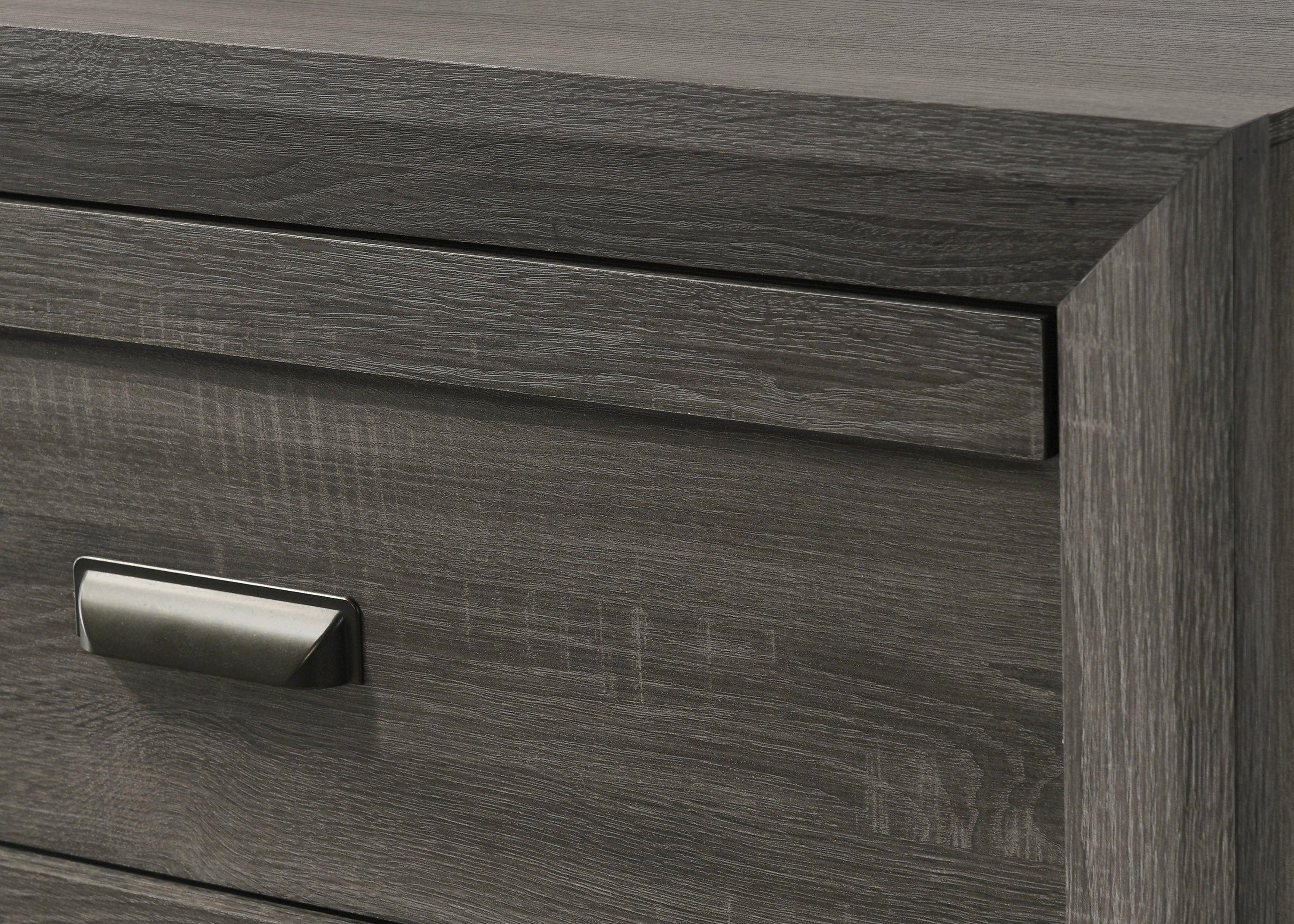 Valor Gray Nightstand from Crown Mark - Luna Furniture