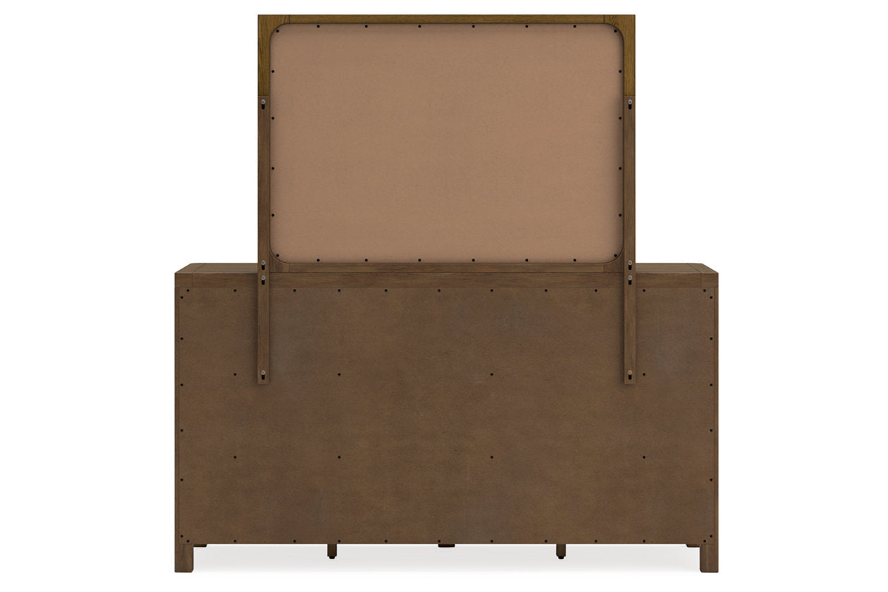 Cabalynn Light Brown Dresser and Mirror - Ashley - Luna Furniture