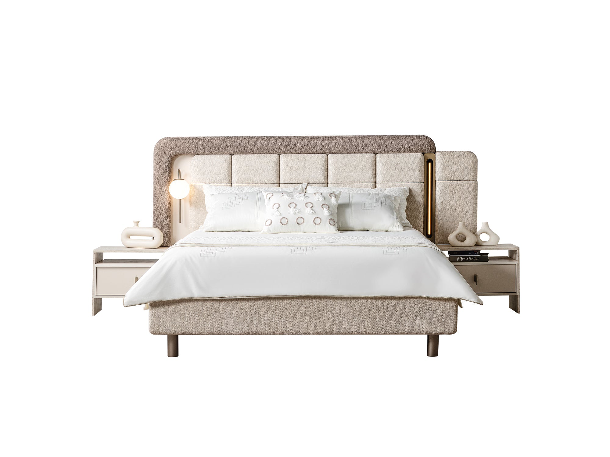 Bern Queen Bed Frame With Headboard