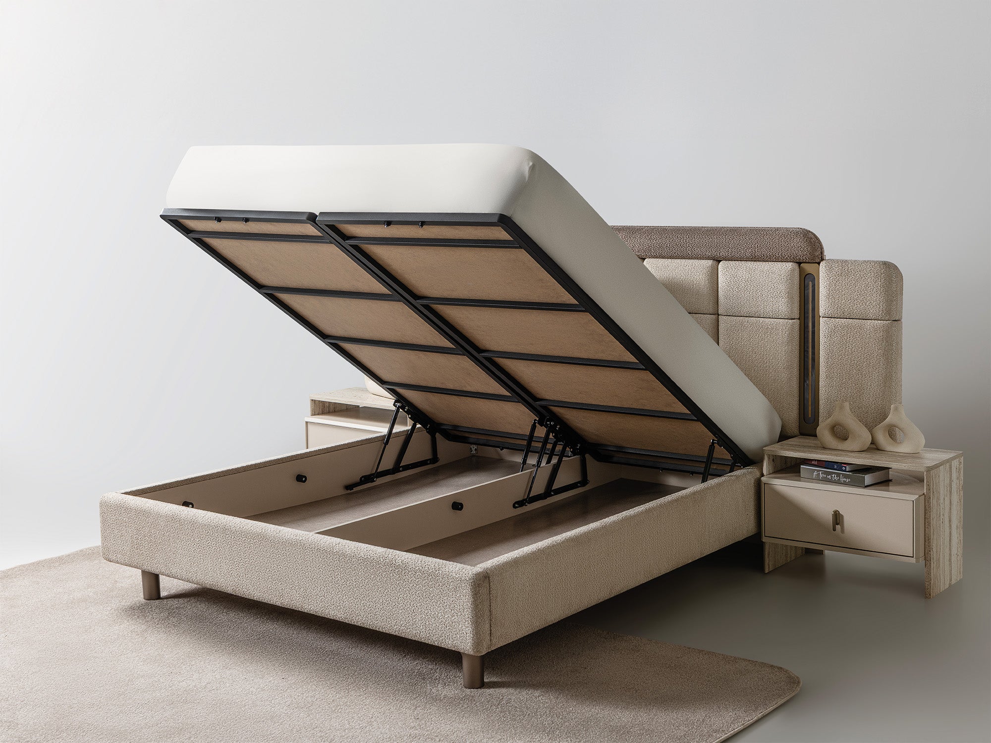 Bern Queen Bed Frame With Headboard