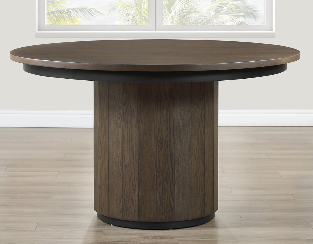 Burlington Ebony 52-inch Round Dining Table