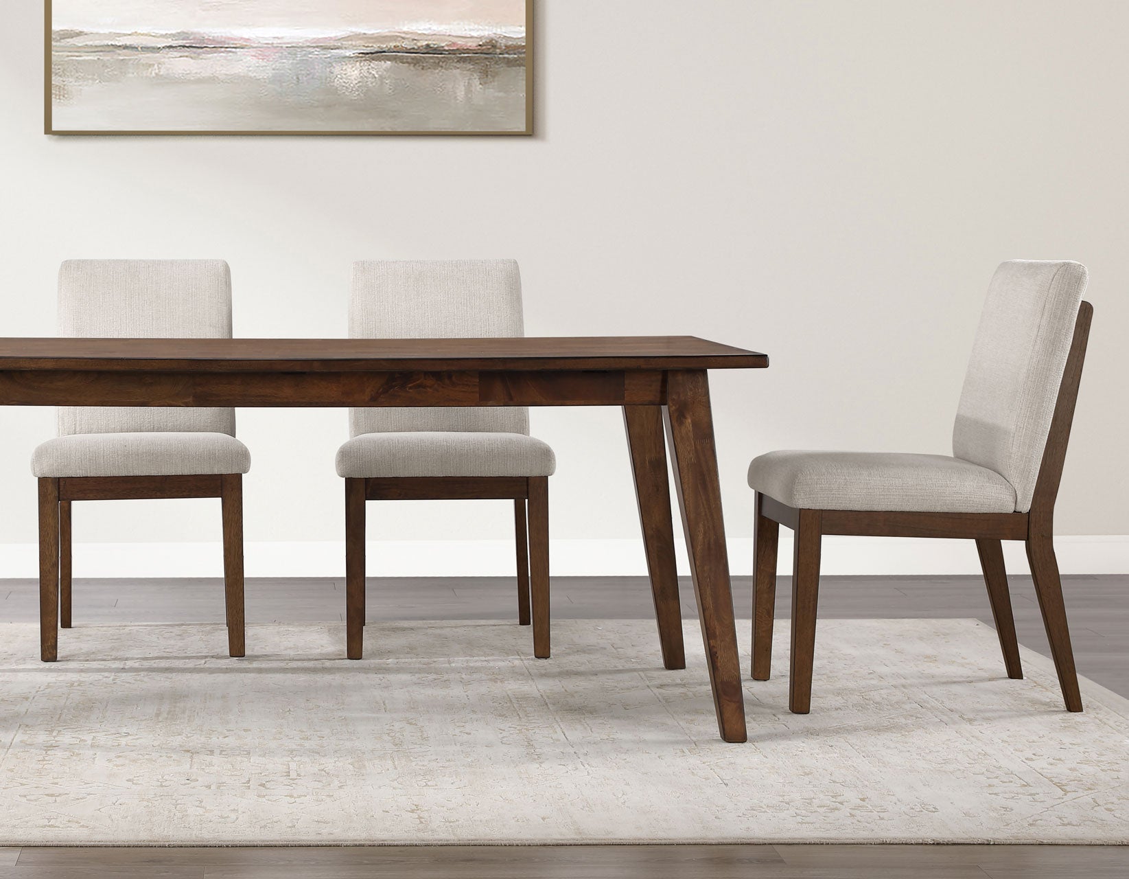 Canton Mocha 5-Piece Upholstered Dining Set