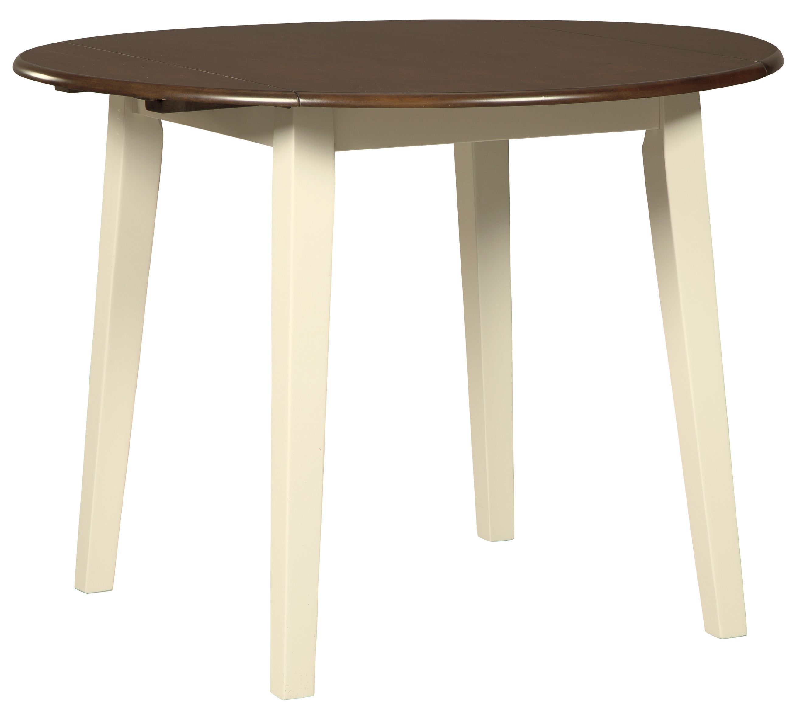 Woodanville Cream/Brown 3-Piece Drop Leaf Dining Set from Ashley - Luna Furniture