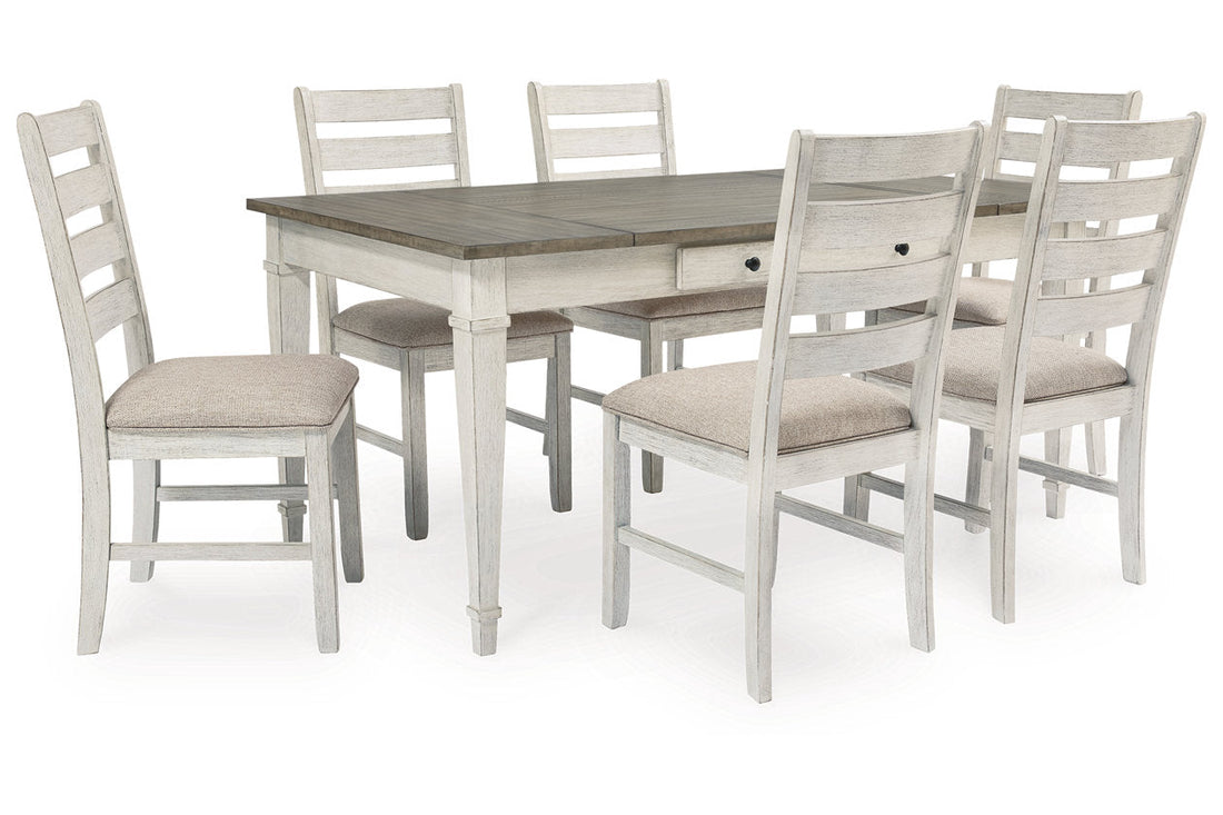 Skempton Two-tone Dining Table and 6 Chairs from Ashley - Luna Furniture