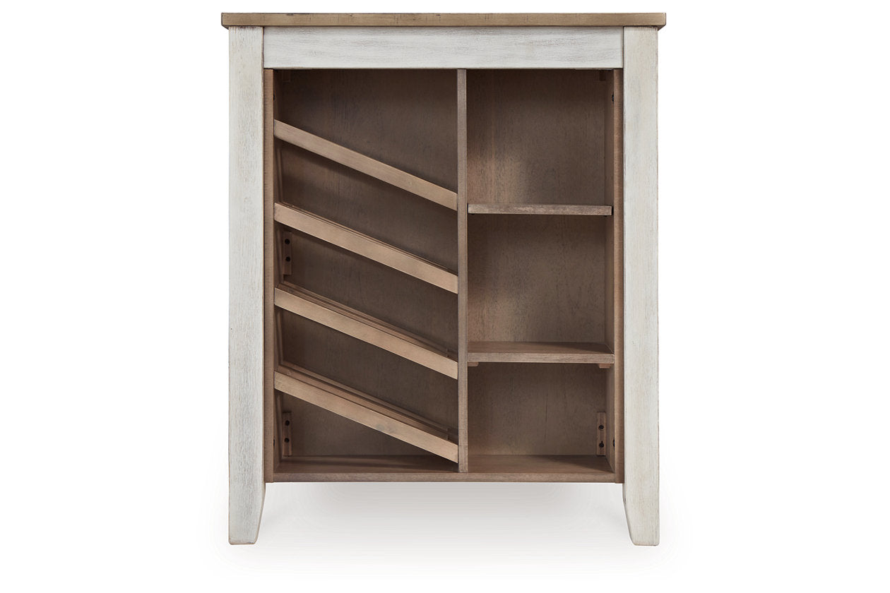 Skempton Two-tone Counter Height Dining Table and 6 Barstools from Ashley - Luna Furniture